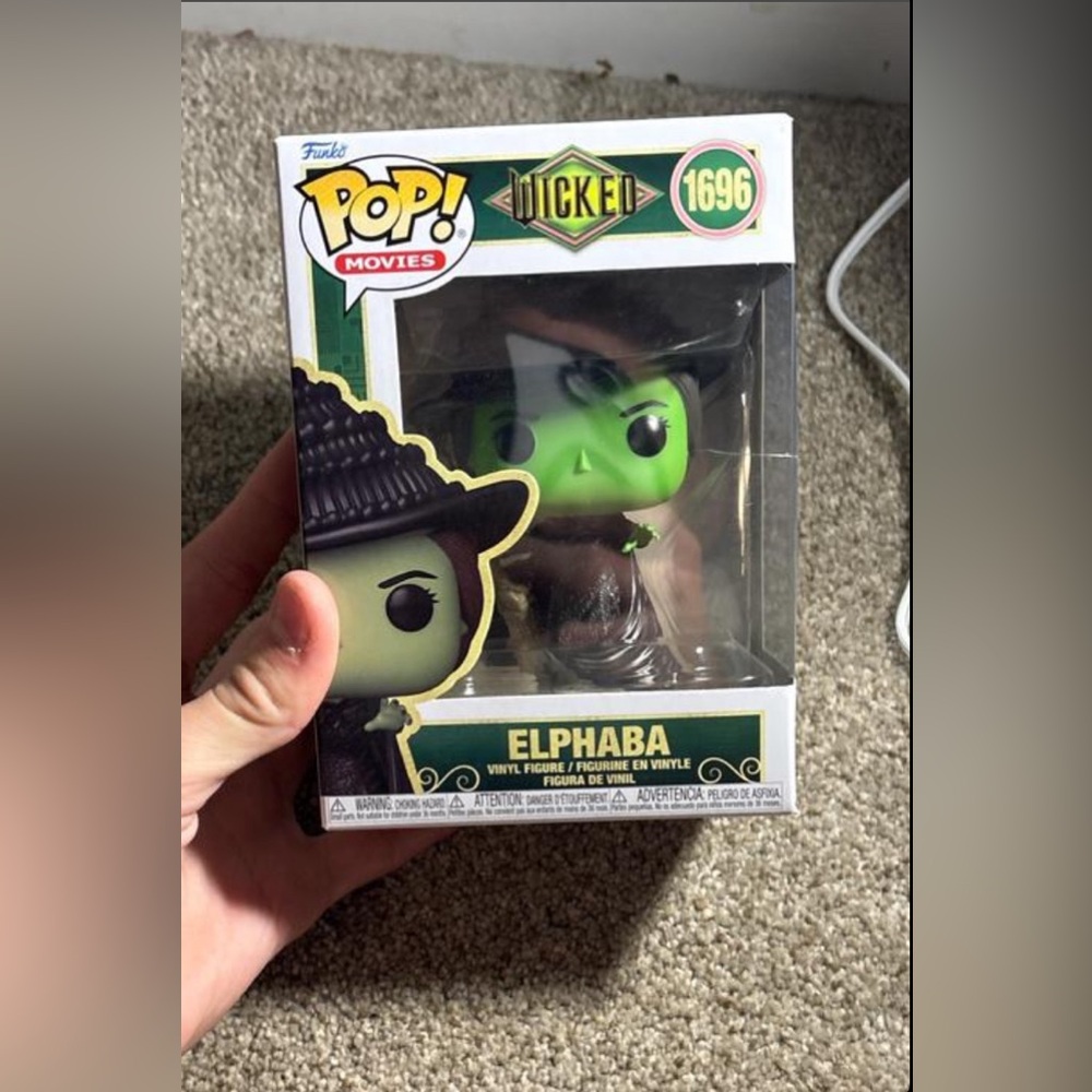 Funko Pop Movies Elphaba Wicked Cynthia Erivo Witch Vinyl Bobblehead Figure